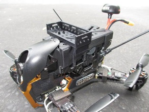 walkera f210 racing drone 2nd camera mount gopro etc rc vehicles quadcopter sjcam xiaomi yi 3d print model - Mito3D