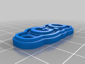 gerry Schlüsselanhänger angepasst 3d print model - Mito3D
