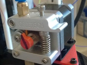 knob pointer bowden extruder stepper motor 3d printer parts geeetech prusa pursa i3 3d print model - Mito3D