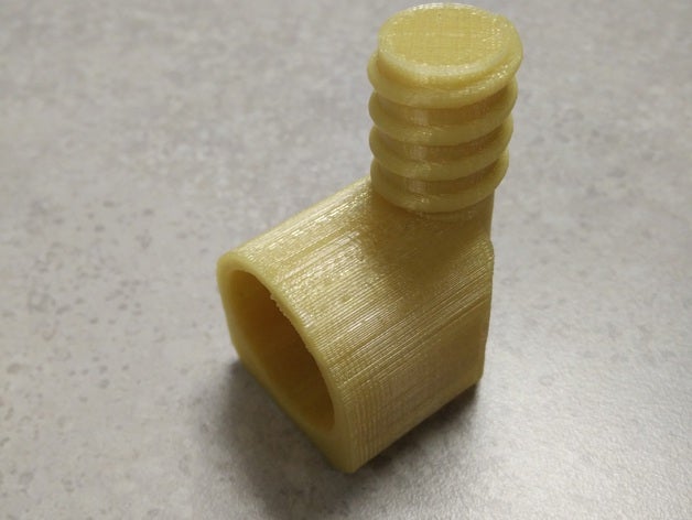 broom-stick 90 Grad tools Besenstiel Besen Griff openscad 3D print model - Mito3D