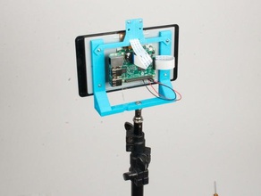 raspberry pi photo booth mount kamera 3d print model - Mito3D