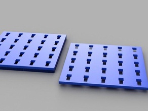 fischertechnik-Basis-plateconfigurable grundplatte Bau - Spielzeug Bodenplatte 3d print model - Mito3D