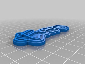 ethan Schlüsselanhänger angepasst 3d print model - Mito3D