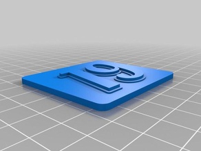19 Schlüsselanhänger angepasst 3d print model - Mito3D