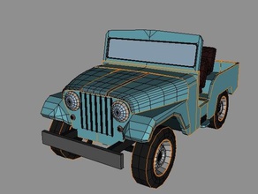 jeep vehicles 3d print model - Mito3D