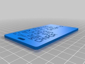 frank tag 2 organization customized 3d print model - Mito3D