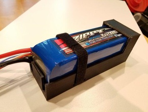 zippy 4200 4s2p batterie lifepo4 titulaire rc véhicules 3d print model - Mito3D