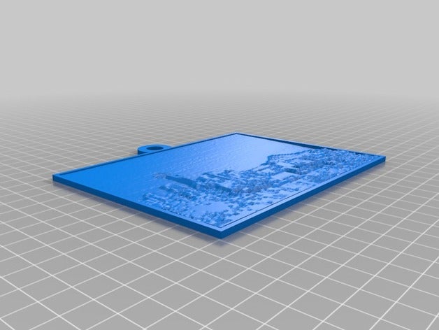seattle-skyline 2d art customized 3D print model - Mito3D