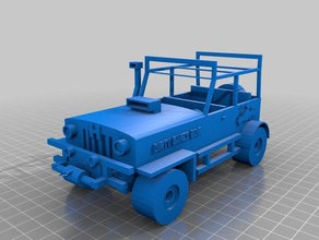 jeep 3d baskı 3d print model - Mito3D