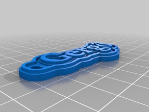 gerg llaveros personalizado 3d print model - Mito3D