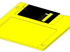 floppy disk gadget 3d print model - Mito3D