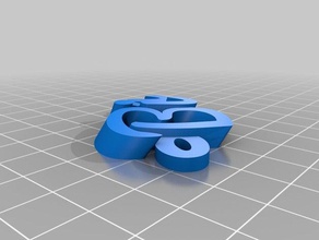 bia organización personalizado 3d print model - Mito3D