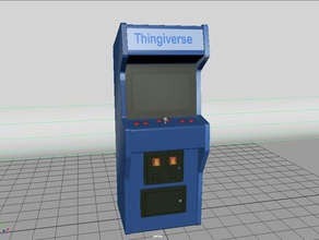 salvadanaio arcade modello mobili terminale 3d print model - Mito3D