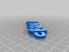 patriots chewy organizasyon özelleştirilmiş 3d print model - Mito3D
