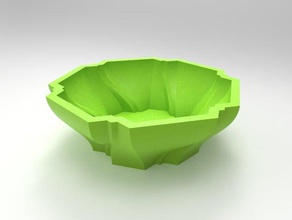 ciotola di tè 3d la stampa tazza coppa frutta keychan portafrutta mettere 3d print model - Mito3D