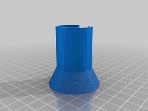 3d slash petling support de tuyau section vue d'autres 3d print model - Mito3D