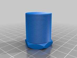 mi personalizados tuerca trabajo tornillo arandela roscada varilla de fábrica partes 3d print model - Mito3D