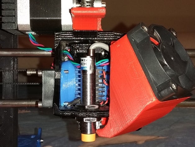 prusa i3 aggiornamenti della testina di stampa 3d la stampante parti e3d v5 rework trasporto 3D print model - Mito3D