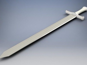 sword fatty toys games cosplay prop weapon 3d print model - Mito3D