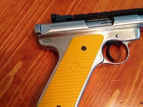 ruger mark ii pistol grips sport outdoors 3d print model - Mito3D