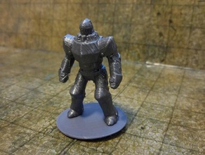 28mm scale miniature iron golem toys games dd miniatures pathfinder rpg tabletop 3d print model - Mito3D