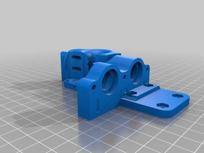 prusa i3 de doble extrusor montaje 3d la impresora extrusoras 3d print model - Mito3D