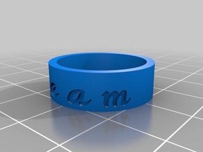 team 4264- customized ring rings 3d print model - Mito3D