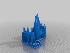 il castello di hogwarts 3d stampa 3d print model - Mito3D