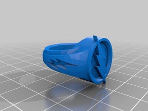 flash-ring Kunst 3d print model - Mito3D