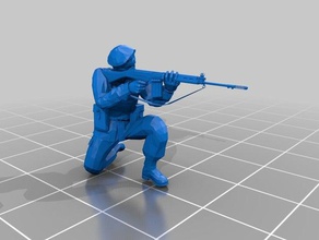soldier2 oyuncaklar oyunlar 3d print model - Mito3D