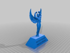 my customized beefy trophy blender bake tutorial sculptures 3d print model - Mito3D