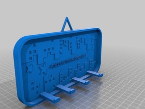 hold keys keychains 3d print model - Mito3D