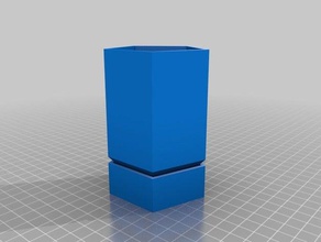 meu personalizados pot&pires personalizável ao ar livre jardim 3d print model - Mito3D
