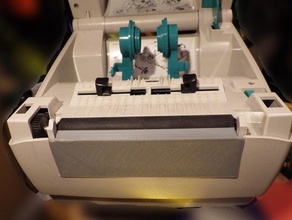zebra impresora compatible con embellecedor frontal del panel de reemplazo partes 3d print model - Mito3D