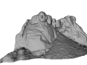 o monte rushmore varreduras réplicas black hills gutzon borglum dakota do sul 3d print model - Mito3D