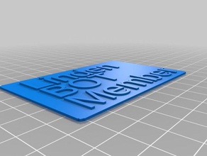 linden bussiness card signs logos customized 3d print model - Mito3D