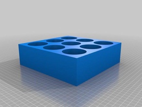 paintball pod holder organization customized 3d print model - Mito3D