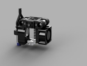 Ventola da 40mm condotto e3d chimera la stampa di montaggio abs corexy voron 3d print model - Mito3D