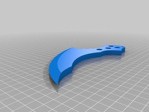bat coltello strumenti 3d print model - Mito3D