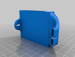 active cooling fan duct split nozzle 3d printing extruder mount 3d print model - Mito3D