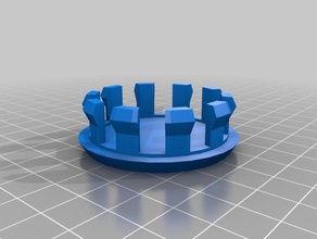 meine angepasste custom Nabendeckel Felgen Loch Stopfer automotive 3d print model - Mito3D