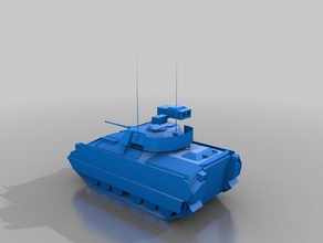 bradley afv modelos militar tanque vehículo 3d print model - Mito3D