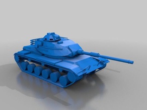 m60 tanque modelos militar 3d print model - Mito3D