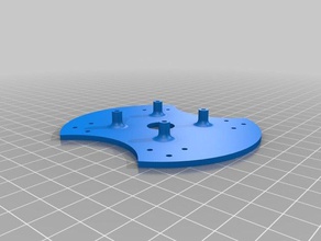 la comète nouveau centre de plaque sans mouillage rc véhicules 3d print model - Mito3D