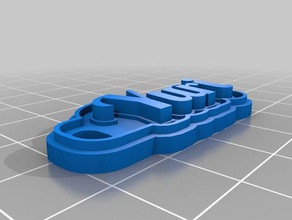yuri Anahtarlık özelleştirilmiş 3d print model - Mito3D