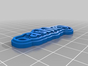 ashley portachiavi i personalizzato 3d print model - Mito3D