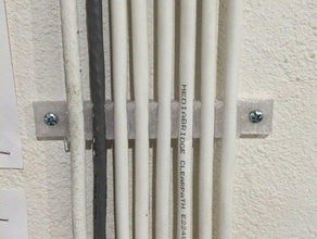 8 filo di montaggio a parete clip organizzazione cavo la gestione dei cavi ethernet titolare staffa il del diffusore 3d print model - Mito3D