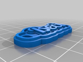 beci i portachiavi personalizzato 3d print model - Mito3D