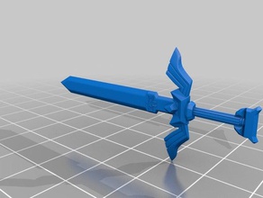 toon liens de maître à l'épée remplacement amiibo jeux 3d print model - Mito3D