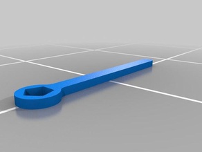 simple hydrant wrench 3d printing 3d print model - Mito3D